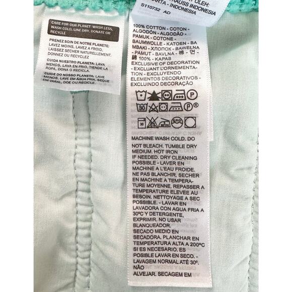 Levi's Premium Ribcage Straight Ankle Corduroy Pants Electric Green Size 32 - Picture 13 of 13